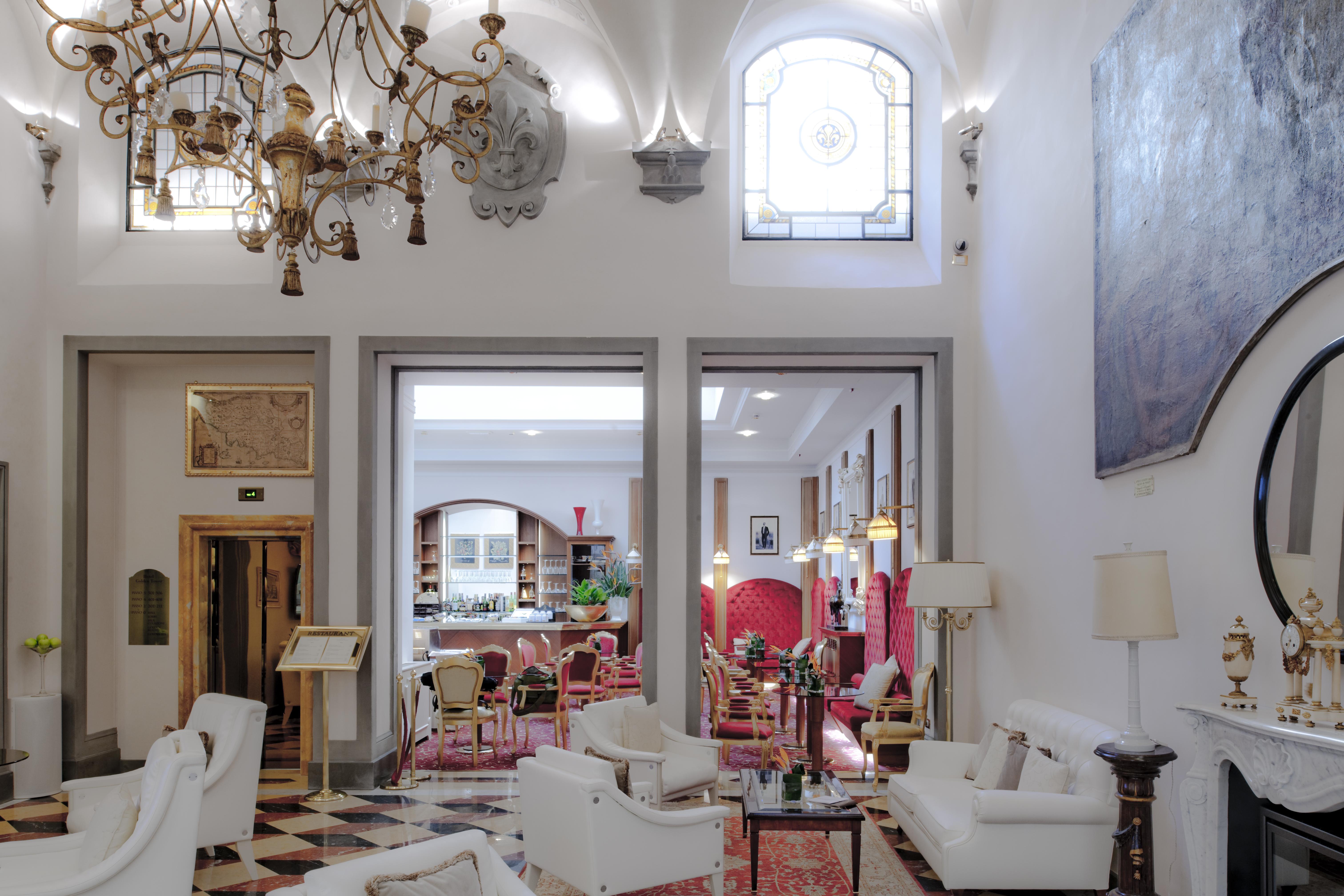 Golden Tower Hotel & Spa Florencia Exterior foto The lobby